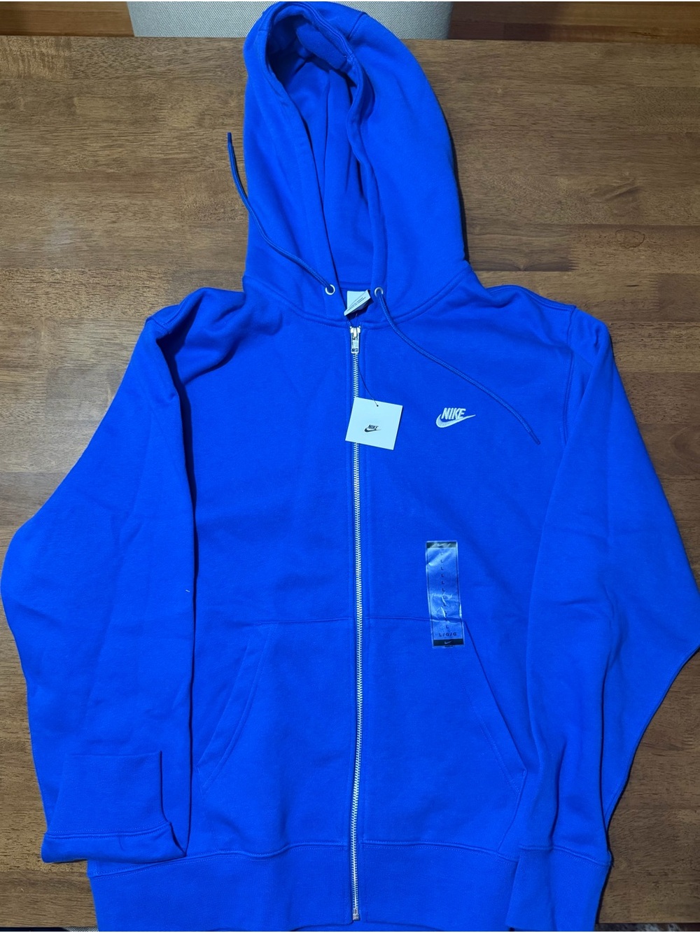 Nike Royal Blue Full-Zip Hoodie Jacket